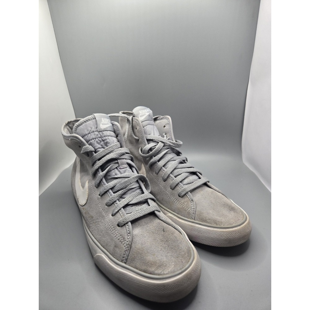 Nike Primo Court‎ Mid Grey Suede Shoes Women 9.5
